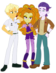 Size: 1069x1409 | Tagged: safe, artist:maretrick, artist:mit-boy, derpibooru import, edit, adagio dazzle, dirk thistleweed, ragamuffin (equestria girls), accountibilibuddies, accountibilibuddies: rainbow dash, equestria girls, equestria girls series, rainbow rocks, spring breakdown, spoiler:choose your own ending (season 2), spoiler:eqg series (season 2), .svg available, adagamuffin, amulet, belt, boots, clothes, dancing, dazzleweed, diamonds, female, fingerless gloves, freckles, gem, gloves, high heel boots, jacket, jeans, jewelry, looking at you, male, music notes, necklace, pants, raised eyebrow, shipping, shirt, shoes, simple background, siren gem, spikes, straight, transparent background, vector, watch, wristband