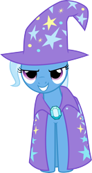 Size: 3000x5647 | Tagged: safe, artist:jeatz-axl, derpibooru import, trixie, pony, cape, clothes, female, hat, mare, simple background, solo, transparent background, trixie's cape, trixie's hat, vector