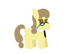 Size: 1200x857 | Tagged: safe, artist:switcharoo, derpibooru import, play write, collar, female, glasses, lineless, mare, necktie, sharpener, simple background, smol, smol pony, solo, transparent background