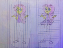 Size: 3264x2448 | Tagged: safe, artist:dupontsimon, derpibooru import, fluttershy, fanfic:magic show of friendship, equestria girls, ballerina, clothes, fanfic art, flutterina, leotard, traditional art, tutu