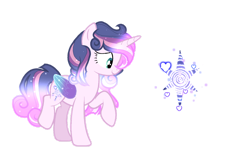 Size: 1280x814 | Tagged: safe, artist:firegalaxysparkle, derpibooru import, oc, oc:dawn magic, alicorn, pony, colored wings, female, magic, magical lesbian spawn, mare, offspring, parent:pinkie pie, parent:twilight sparkle, parents:twinkie, simple background, solo, transparent background, two toned wings, wings