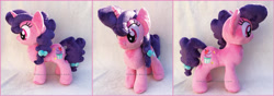 Size: 1600x560 | Tagged: safe, artist:lilmoon, derpibooru import, sugar belle, pony, irl, photo, plushie, solo