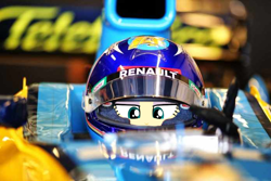 Size: 696x464 | Tagged: safe, derpibooru import, fluttershy, equestria girls, cockpit, eye, eyes, f1 car, formula 1, helmet, renault, solo