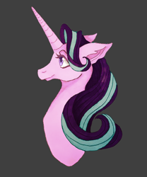 Size: 500x600 | Tagged: safe, artist:mali-the-nazvengers, derpibooru import, starlight glimmer, pony, unicorn, bust, portrait, solo