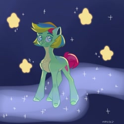 Size: 1000x1000 | Tagged: safe, derpibooru import, oc, oc only, oc:mia (malarunych), original species, pony, bandage, cutie mark, female, mare, plush pony, plushie, solo, stars