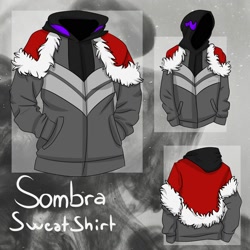 Size: 2000x2000 | Tagged: safe, artist:noxi1_48, derpibooru import, king sombra, pony, unicorn, clothes, hoodie, no pony, sweatshirt