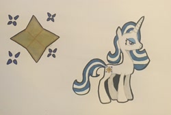 Size: 2266x1532 | Tagged: safe, artist:magicnova, derpibooru exclusive, derpibooru import, majesty, pony, unicorn, g1, cutie mark, female, g1 to g4, generation leap, mare, simple background, solo, traditional art