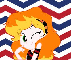 Size: 1113x941 | Tagged: safe, artist:mapleb, derpibooru import, oc, oc:circus ring, oc:circusring, human, equestria girls, base:iamsheila, circus ring, humanized, solo