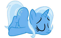 Size: 1106x685 | Tagged: safe, artist:gmaplay, derpibooru import, trixie, pony, unicorn, ass, ass up, butt, face down ass up, invisible stallion, simple background, sleeping, solo, transparent background