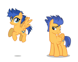 Size: 1316x1053 | Tagged: safe, artist:orin331, derpibooru import, flare warden, flash sentry, pegasus, pony, equestria girls, equestria guys, female, flying, male, mare, r63 paradox, rule 63, self paradox, simple background, stallion, tomboy, transparent background