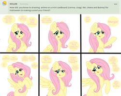 Size: 4208x3352 | Tagged: safe, artist:nightydream, derpibooru import, fluttershy, pegasus, pony, otakushy, solo