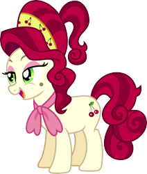 Size: 3000x3542 | Tagged: safe, artist:jeatz-axl, derpibooru import, cherry jubilee, earth pony, pony, female, high res, mare, simple background, solo, transparent background, vector