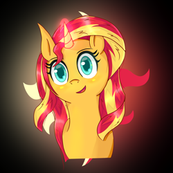 Size: 1800x1800 | Tagged: safe, artist:divifilly, derpibooru import, sunset shimmer, pony, cutie mark, solo