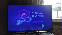 Size: 1280x720 | Tagged: safe, derpibooru import, screencap, my little pony: pony life, potion mystery, spoiler:pony life s01e19, photo, picture of a screen, spanish, titlecard