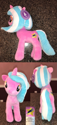 Size: 1879x4081 | Tagged: safe, derpibooru import, oc, oc:mane event, bronycon, bronycon 2017, photo, plushie