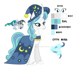 Size: 1280x1160 | Tagged: safe, artist:starflightsparkleyt, derpibooru import, mistmane, star swirl the bearded, oc, oc:stella, pony, unicorn, deviantart watermark, female, mare, obtrusive watermark, offspring, parent:mistmane, parent:star swirl the bearded, parents:mistswirl, reference sheet, simple background, transparent background, watermark