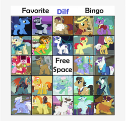 Size: 862x828 | Tagged: safe, derpibooru import, big daddy mccolt, big macintosh, bow hothoof, bright mac, carrot cake, cheese sandwich, coriander cumin, dragon lord torch, filthy rich, firelight, gentle breeze, grand pear, hondo flanks, igneous rock pie, mr. stripes, night light, oak nut, shining armor, sky beak, snap shutter, pony, unicorn, bingo, mccolt family, mr. paleo, ray stinger, sunspot (character)