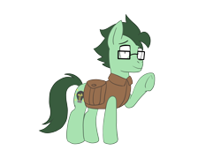 Size: 2504x1796 | Tagged: safe, artist:dimbulb, derpibooru import, oc, oc only, oc:dimbulb, pony, 2021 community collab, clothes, derpibooru community collaboration, glasses, simple background, solo, transparent background