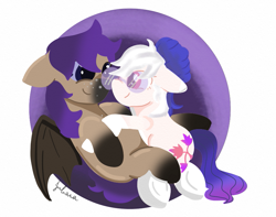 Size: 873x689 | Tagged: safe, artist:julie25609, derpibooru import, oc, bat pony, earth pony