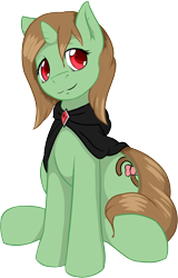 Size: 807x1262 | Tagged: safe, artist:edgarkingmaker, derpibooru import, oc, oc only, oc:pickpear, unicorn, 2021 community collab, derpibooru community collaboration, female, simple background, solo, transparent background