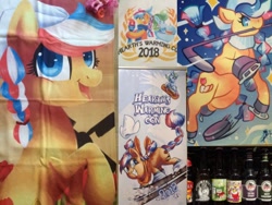 Size: 768x576 | Tagged: safe, derpibooru import, oc, oc:ember, oc:ember (hwcon), hearth's warming con, netherlands, poster