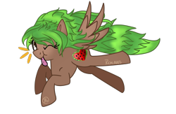 Size: 2000x1300 | Tagged: safe, artist:rem-ains, derpibooru import, oc, oc only, oc:watermelon splash, simple background, solo, transparent background