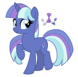 Size: 898x890 | Tagged: safe, artist:leaficun3, derpibooru import, oc, oc:checkmate, pony, unicorn, female, mare, simple background, solo, transparent background