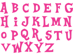 Size: 640x470 | Tagged: artist needed, source needed, useless source url, safe, derpibooru import, pinkie pie, barely pony related, font, implied pinkie pie, letter, no pony, pink