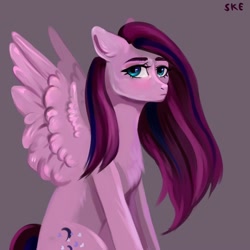 Size: 1000x1000 | Tagged: safe, artist:ske, derpibooru import, oc, oc only, pegasus, pony, simple background, solo