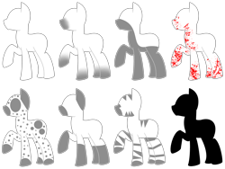 Size: 4480x3360 | Tagged: safe, artist:amgiwolf, derpibooru import, oc, oc only, earth pony, pony, zebra, blood, earth pony oc, raised hoof, simple background, transparent background, zebra oc