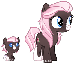 Size: 920x787 | Tagged: safe, artist:owl-clockwork, derpibooru import, oc, oc:rosaline rue, earth pony, pony, baby, baby pony, female, filly, offspring, parent:burnt oak, parent:fleur-de-lis, simple background, solo, transparent background