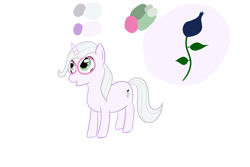 Size: 3000x2000 | Tagged: safe, artist:terribletransit, derpibooru import, oc, oc:starflower, unicorn, cutie mark, horn, looking up, reference, solo, unicorn oc