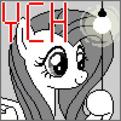 Size: 300x300 | Tagged: safe, artist:imreer, derpibooru import, fluttershy, changeling, pegasus, pony, animated, commission, disguise, disguised changeling, evil grin, fake fluttershy, gif, grin, light switch, pixel art, smiling, your character here