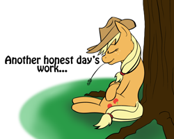 Size: 800x640 | Tagged: safe, artist:acesential, ponerpics import, applejack, earth pony, pony, deleted from derpibooru, solo