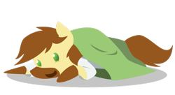 Size: 1211x659 | Tagged: safe, artist:acesential, ponerpics import, oc, oc only, oc:calpain, blanket burrito, calpain, deleted from derpibooru, pointy ponies, solo