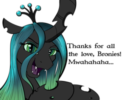 Size: 800x640 | Tagged: safe, artist:acesential, ponerpics import, queen chrysalis, changeling, changeling queen, deleted from derpibooru, dialogue, female, looking at you, open mouth, simple background, solo, transparent background