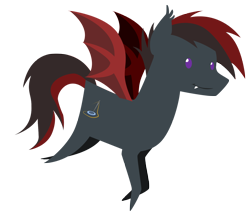 Size: 1480x1260 | Tagged: safe, artist:acesential, ponerpics import, oc, oc only, oc:shadow stitch, bat pony, pony, deleted from derpibooru, pointy ponies, solo