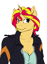 Size: 893x1200 | Tagged: safe, artist:acesential, ponerpics import, sunset shimmer, anthro, equestria girls, deleted from derpibooru, solo