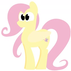 Size: 1800x1800 | Tagged: safe, artist:acesential, ponerpics import, fluttershy, pegasus, pony, deleted from derpibooru, female, mare, simple background, solo, white background