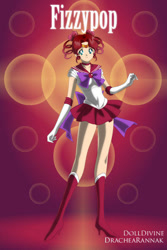 Size: 400x600 | Tagged: safe, artist:dreamnoteprincess, derpibooru import, fizzypop, human, crossover, female, humanized, looking at you, misspelling, sailor moon, sailor senshi maker, solo