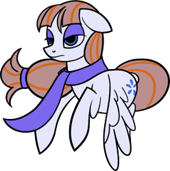 Size: 566x571 | Tagged: safe, artist:108fiona8fay, derpibooru import, oc, oc only, pegasus, pony, clothes, scarf, simple background, solo, transparent background