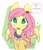 Size: 1051x1218 | Tagged: safe, artist:bunchedupletters, derpibooru import, fluttershy, pegasus, pony, :3, abstract background, alternate hairstyle, aoi inuyama, beanbrows, blushing, bronybait, cat smile, catface, clothes, cute, daaaaaaaaaaaw, eyebrows, female, hair beads, hair tie, looking at you, mare, open mouth, sailor uniform, school uniform, shyabetes, snaggletooth, solo, speech bubble, spread wings, sweat, talking to viewer, uniform, weapons-grade cute, wings, yuru camp