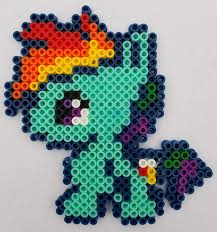 Size: 217x232 | Tagged: safe, artist:@cameron, derpibooru import, rainbow dash, pegasus, pony, cute, dashabetes, fuse beads, images, pixel art