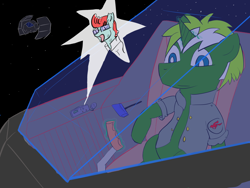 Size: 1600x1200 | Tagged: safe, derpibooru import, oc, oc:circuit mane, oc:doofs, pony, unicorn, nintendo 64, star fox, star fox 64, star wars, video game crossover