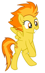 Size: 1076x1733 | Tagged: safe, artist:gmaplay, derpibooru import, spitfire, pegasus, pony, cute, cutefire, simple background, solo, transparent background