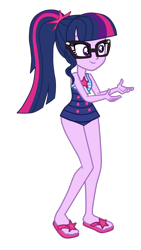 Size: 880x1557 | Tagged: safe, artist:gmaplay, derpibooru import, sci-twi, twilight sparkle, human, better together, equestria girls, forgotten friendship, clothes, one-piece swimsuit, simple background, sleeveless, solo, swimsuit, transparent background, vector