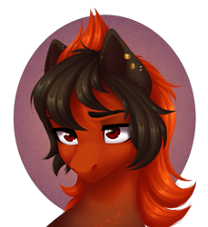 Size: 1467x1601 | Tagged: safe, artist:nika-rain, derpibooru import, oc, oc only, earth pony, pony, bust, commission, cute, male, portrait, simple background, solo