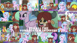 Size: 1966x1107 | Tagged: safe, derpibooru import, edit, edited screencap, editor:quoterific, screencap, berry blend, berry bliss, end zone, gallus, huckleberry, ocellus, peppermint goldylinks, rockhoof, sandbar, silverstream, smolder, spike, summer breeze, twilight sparkle, twilight sparkle (alicorn), yona, alicorn, dragon, a matter of principals, a rockhoof and a hard place, non-compete clause, school daze, the end in friend, the hearth's warming club, uprooted, female, friendship student, lesbian, mop, rockhoof's shovel, school of friendship, shipping, shovel, student six, yonastream