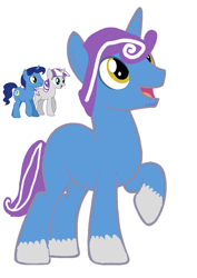 Size: 833x1178 | Tagged: safe, artist:rapidsong101, derpibooru import, night light, twilight velvet, oc, female, male, nightvelvet, offspring, parent:night light, parent:twilight velvet, parents:nightvelvet, shipping, straight