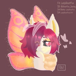 Size: 2952x2952 | Tagged: safe, artist:ghostfox, derpibooru import, oc, hybrid, original species, pegasus, pony